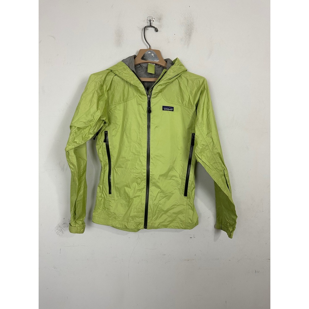 Patagonia H2No Torrentshell Rain Jacket Lime Green Womens XS 84480S7